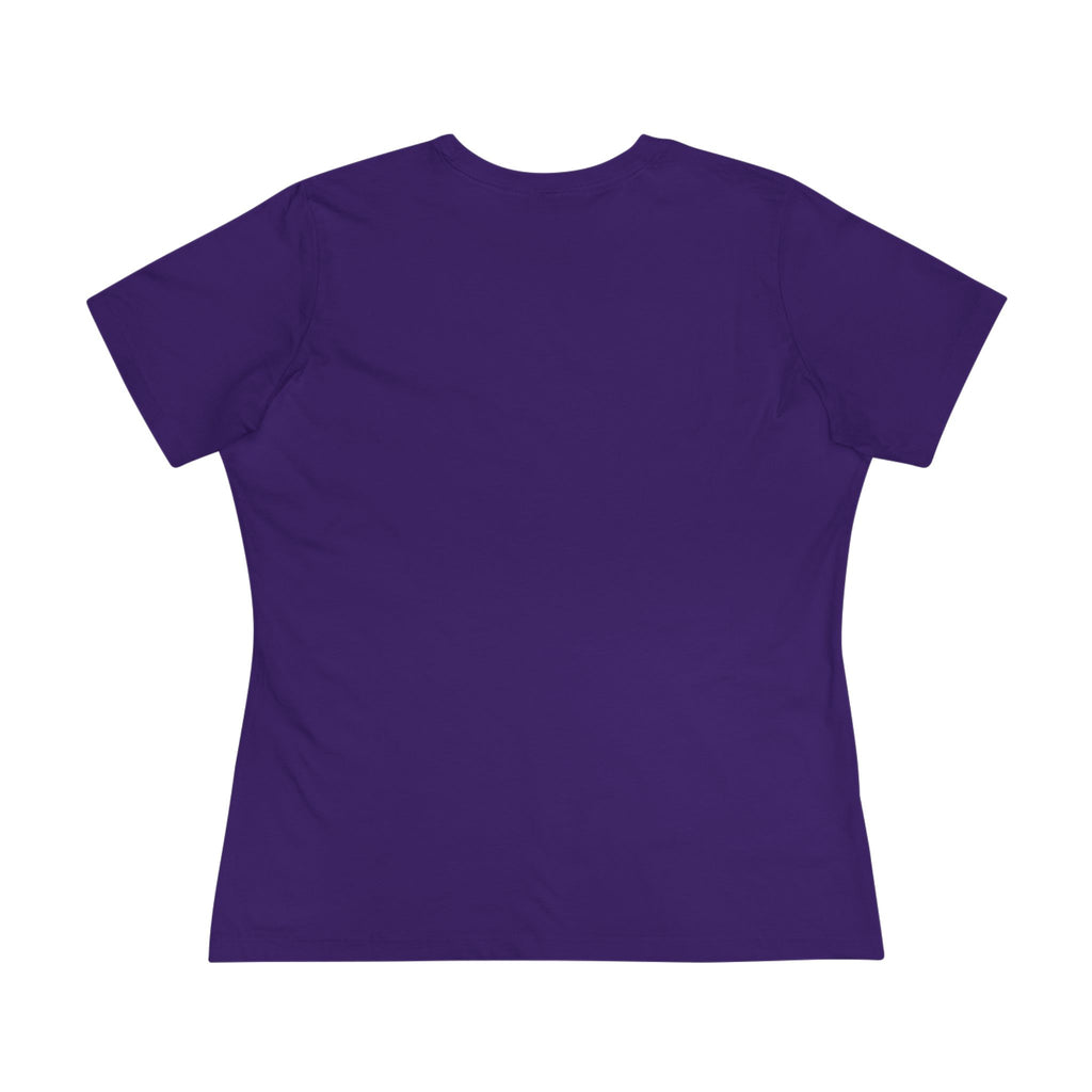 CLT 1768 Black Letter Women's Tee | Team Purple