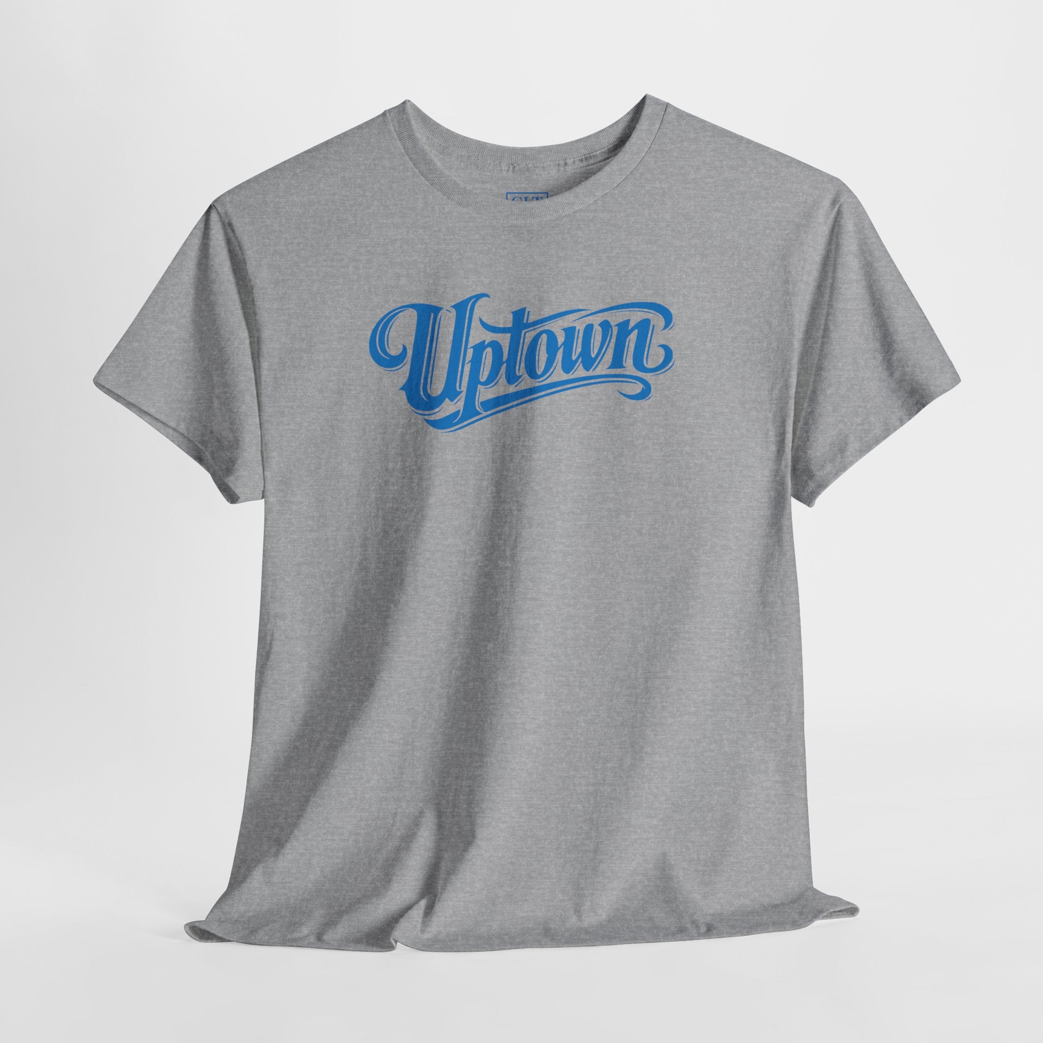 Uptown Script Unisex T-Shirt | Sport Grey