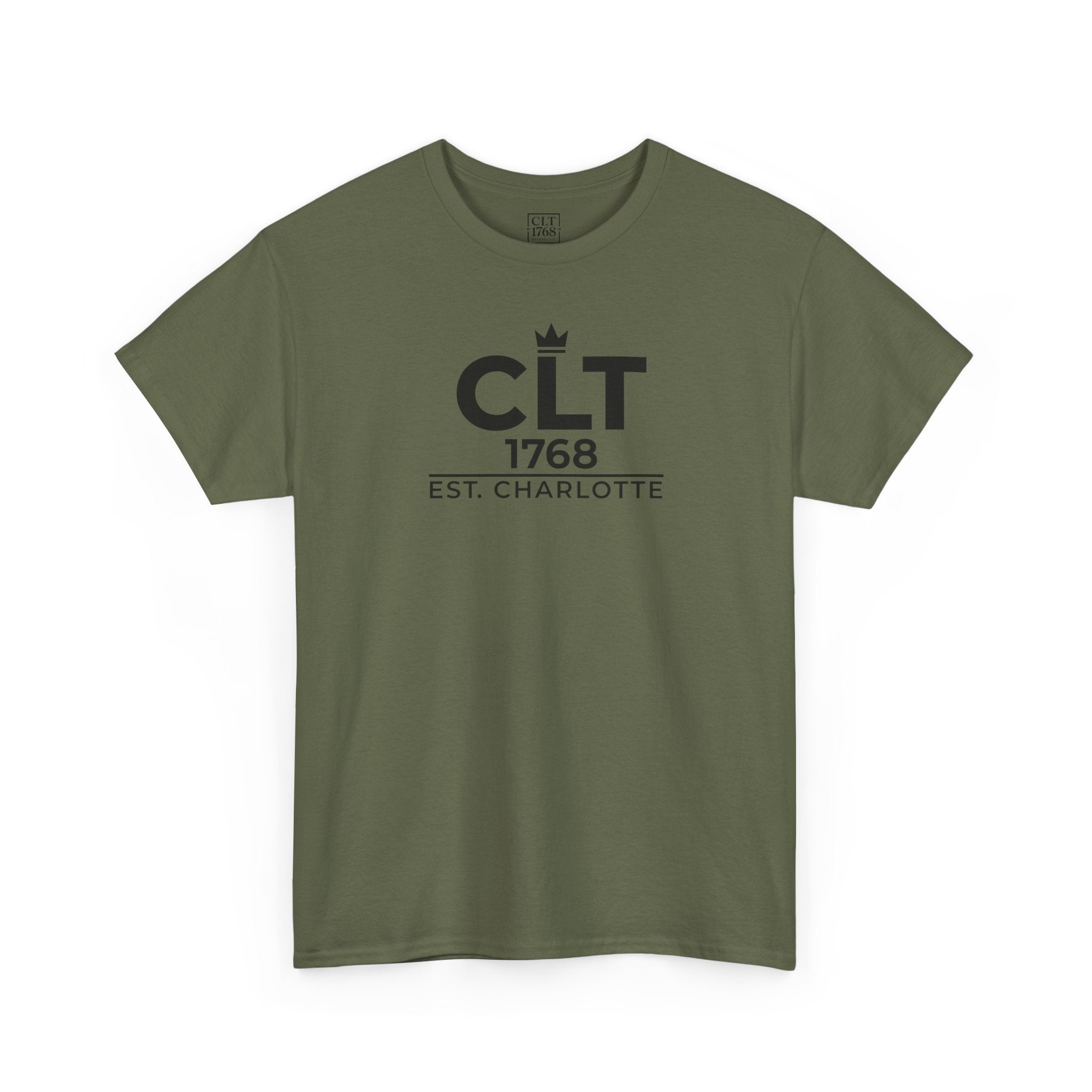 CLT 1768 Queens Crown Unisex T-Shirt | Military Green