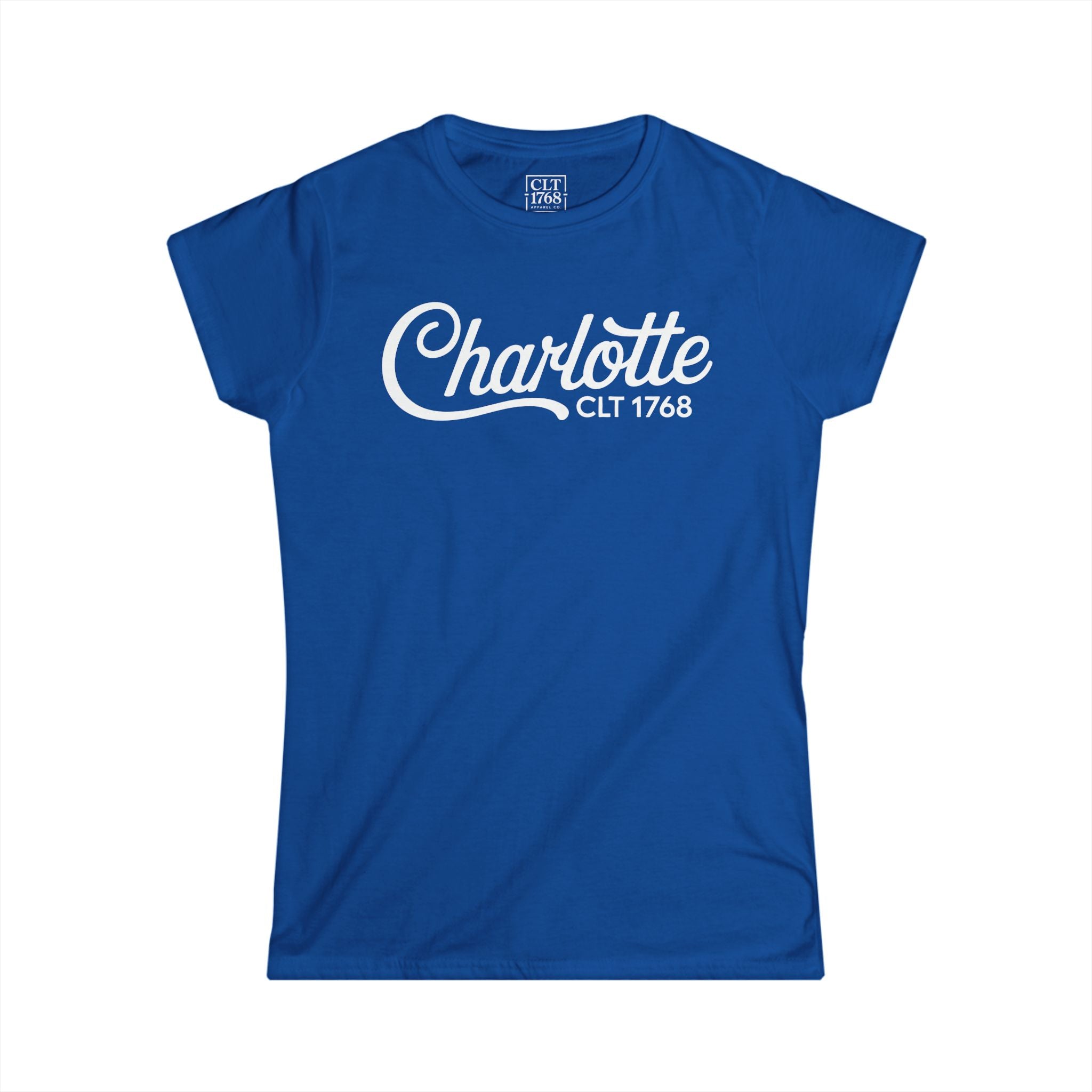 Charlotte Script Logo Women's T-Shirt | Royal