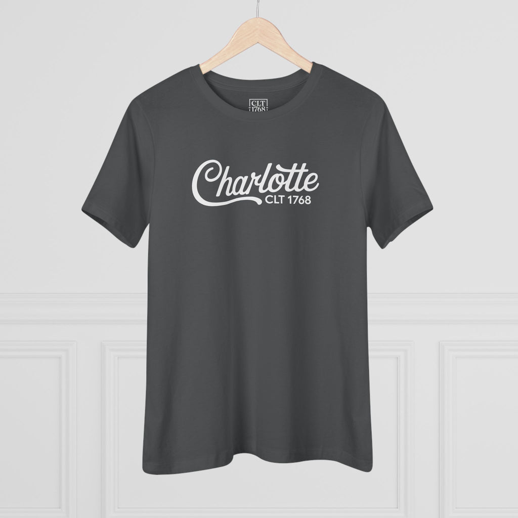 CLT 1768 Queens Crown Womens T-Shirt | Asphalt
