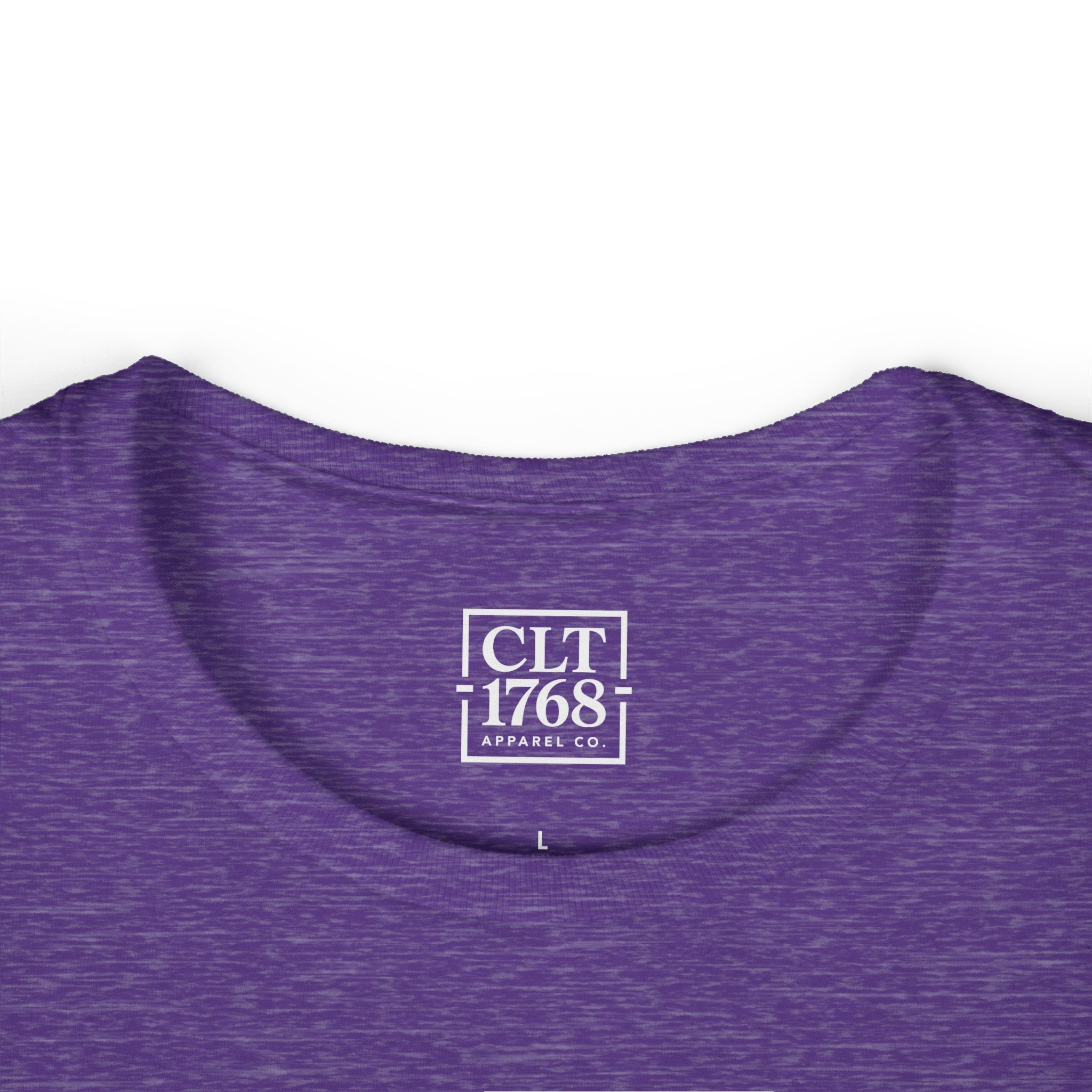 Charlotte Script Logo Women's T-Shirt | Heather Purple
