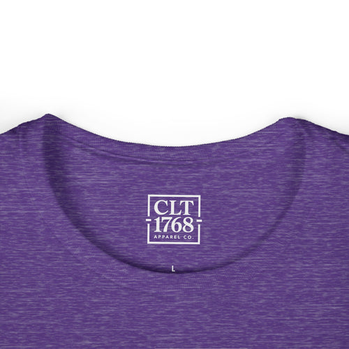 Charlotte Script Logo Women's T-Shirt | Heather Purple