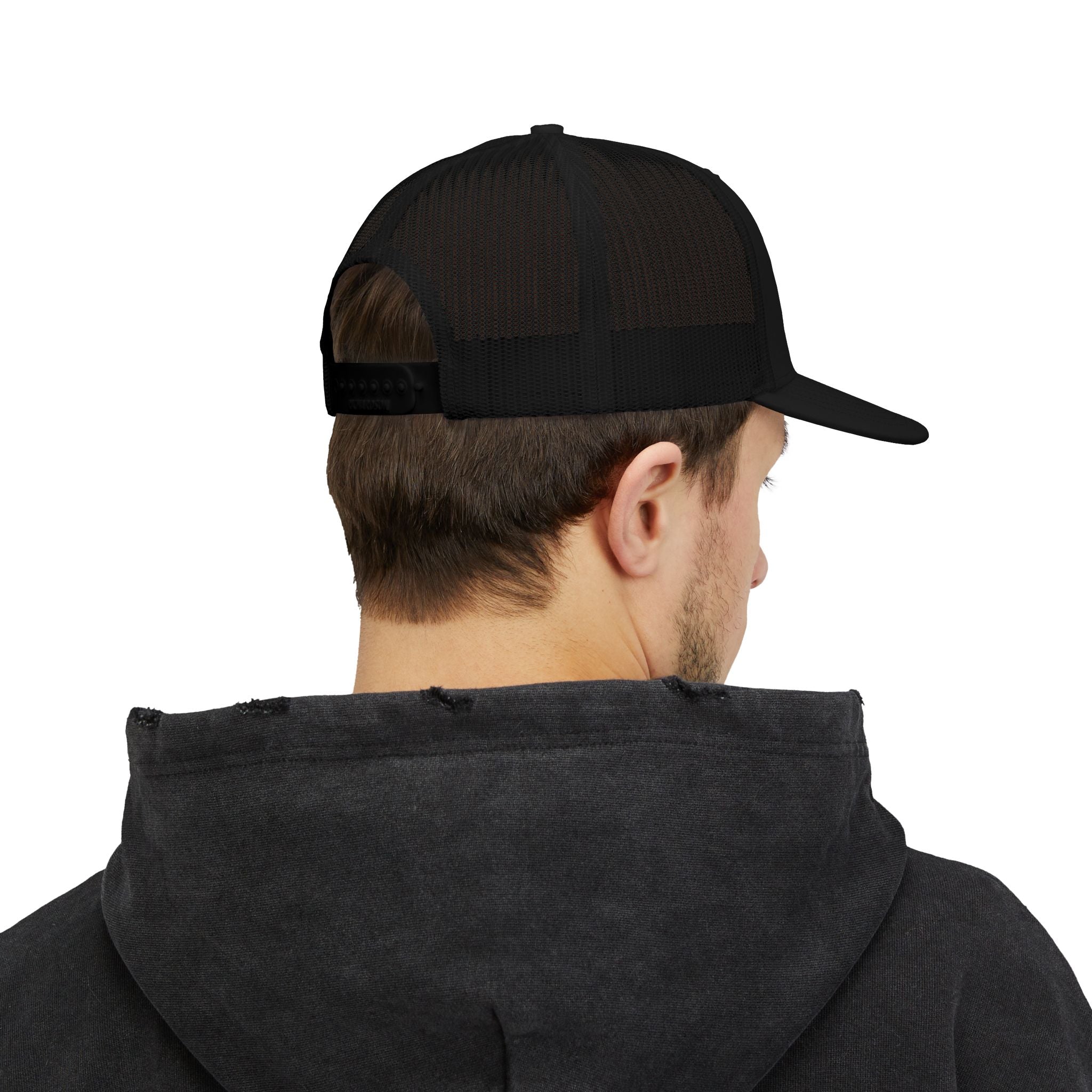 CLT 1768 EST Charlotte Cap | Embroidered Trucker Snapback Black