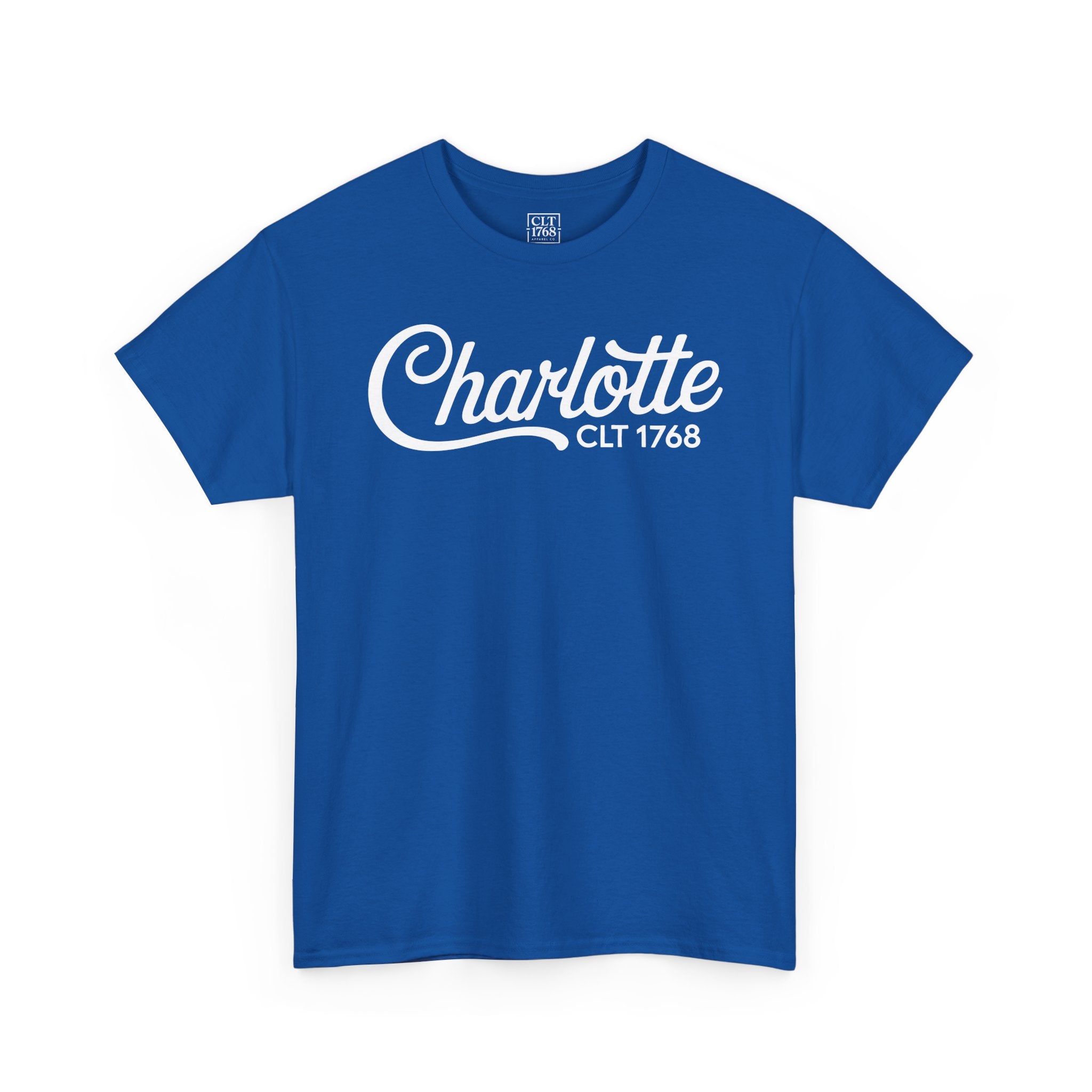 Charlotte Script Logo Unisex T-shirt | Royal