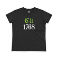 CLT 1768 Black Letter Women's Tee | Black