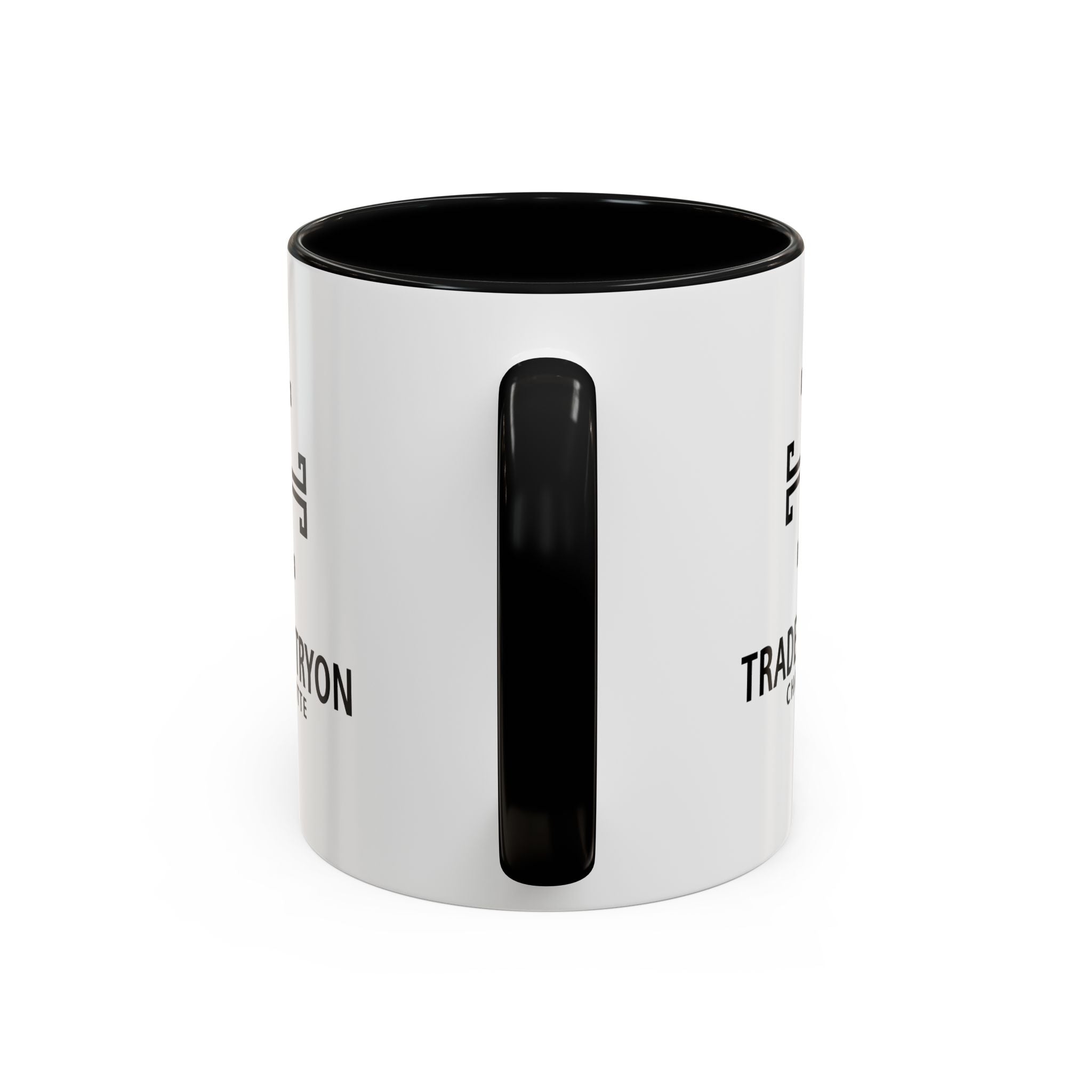 Trade & Tryon Charlotte logo Mug | Black/White