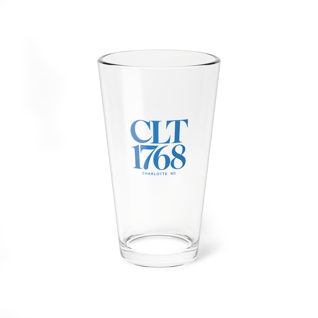CLT 1768 Charlotte NC, 16oz | Cocktail Pint Glass