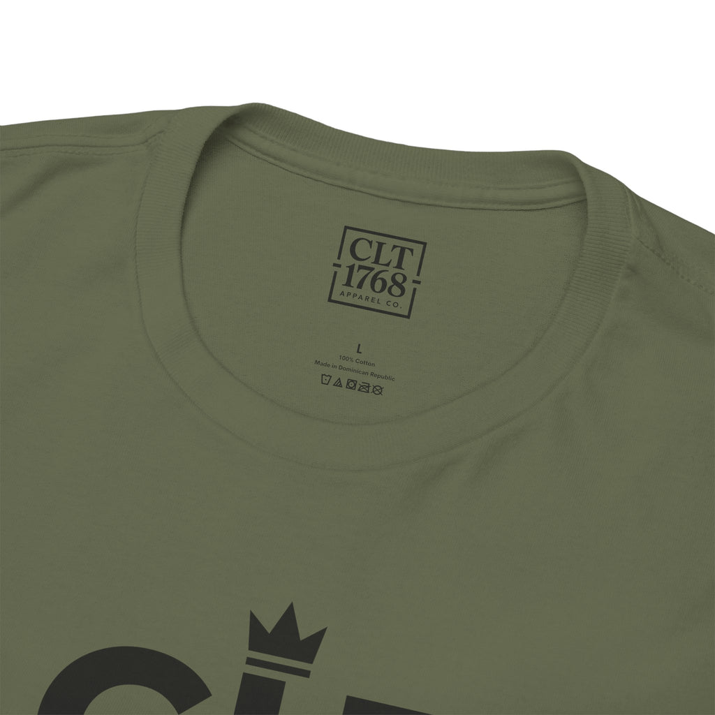 CLT 1768 Queens Crown Unisex T-Shirt | Military Green