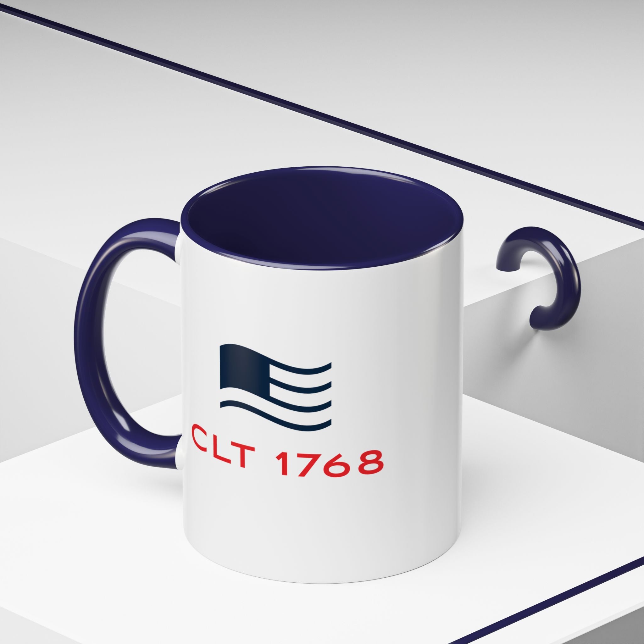 CLT 1768 Patriot Edition Mug | Navy Blue/White
