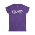 Charlotte Script Logo Women's T-Shirt | Heather Purple