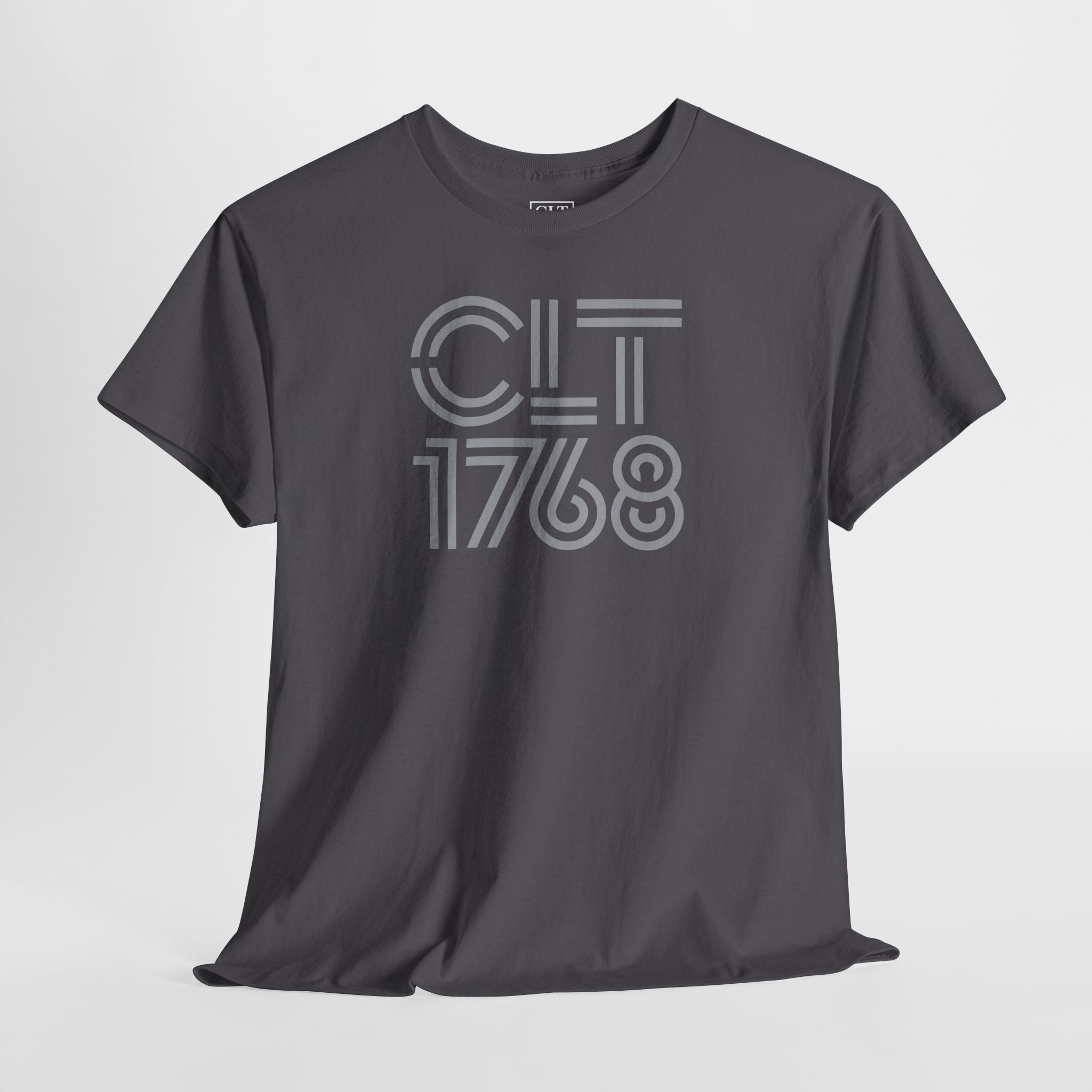 CLT 1768 Triple-Line Unisex T-Shirt | Charcoal