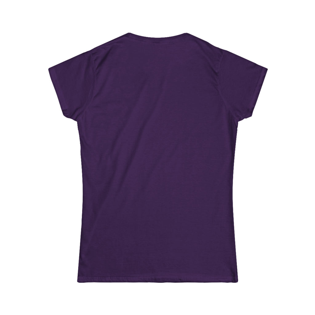 CLT 1768 Black Letter Women's Tee — Purple