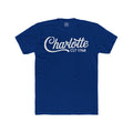 Charlotte Script Logo Unisex T-shirt | Solid Royal