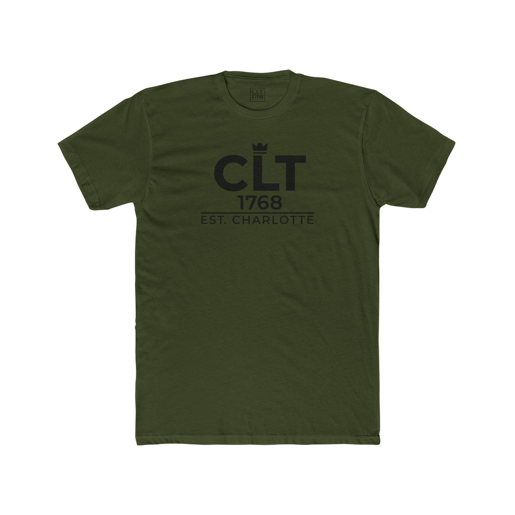 CLT 1768 Queens Crown Unisex T-Shirt | Solid Military Green