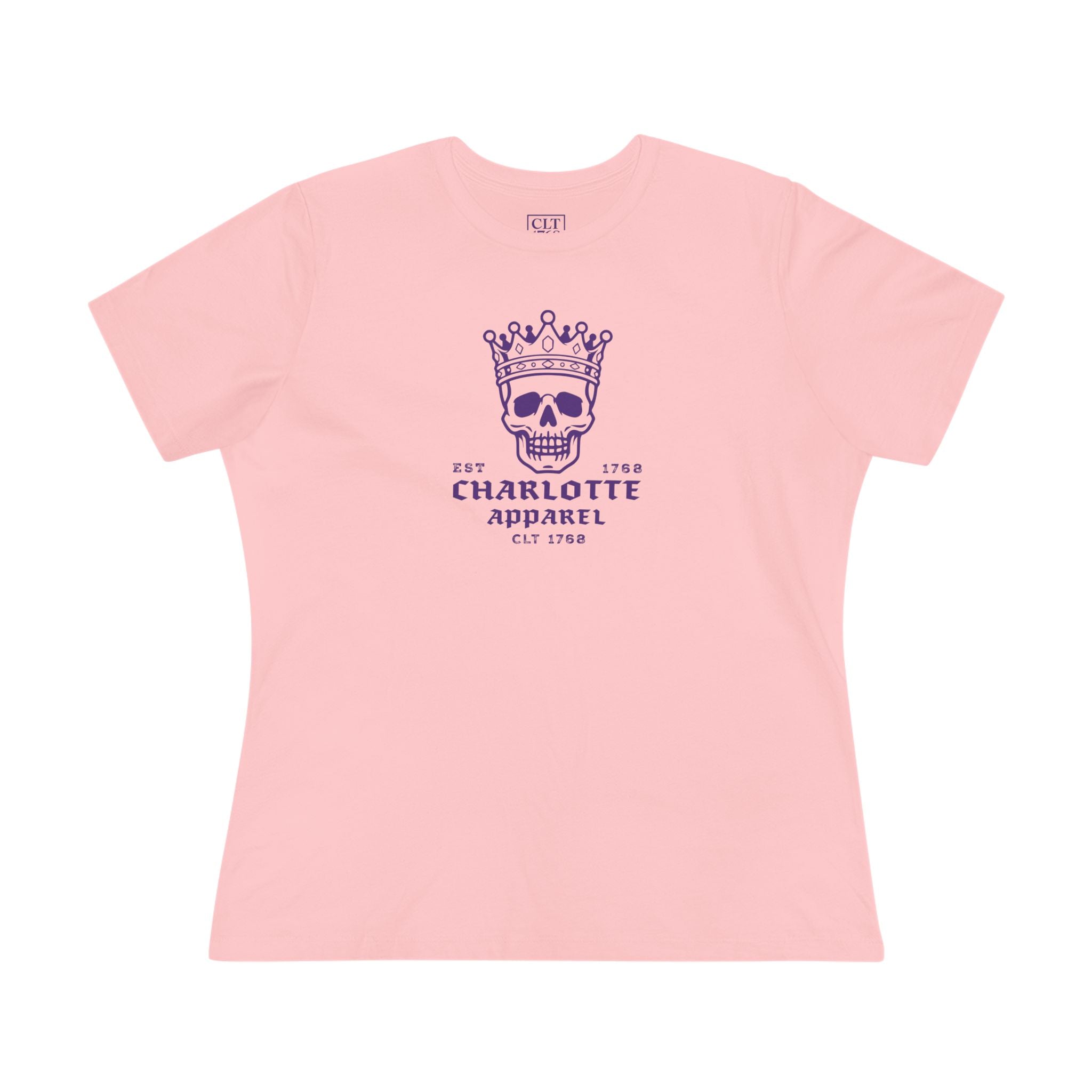 CLT 1768 Queens Crown Women's Tee | Pink