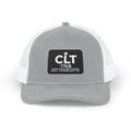 CLT 1768 EST Charlotte Cap | Embroidered Trucker Snapback Grey/White