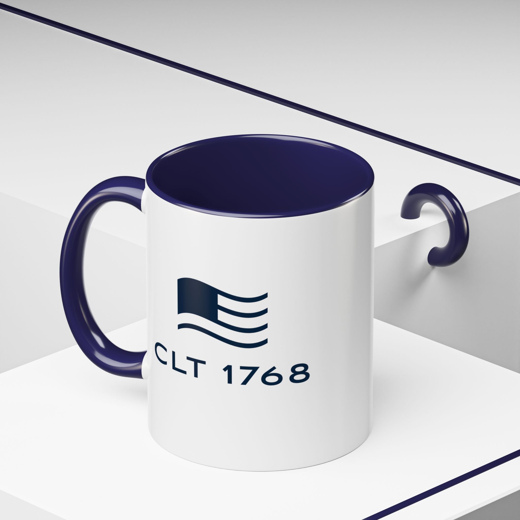 CLT 1768 Patriot Edition Mug | Navy/White