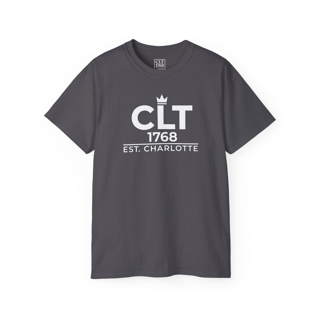 CLT 1768 Queens Crown Unisex T-Shirt | Charcoal