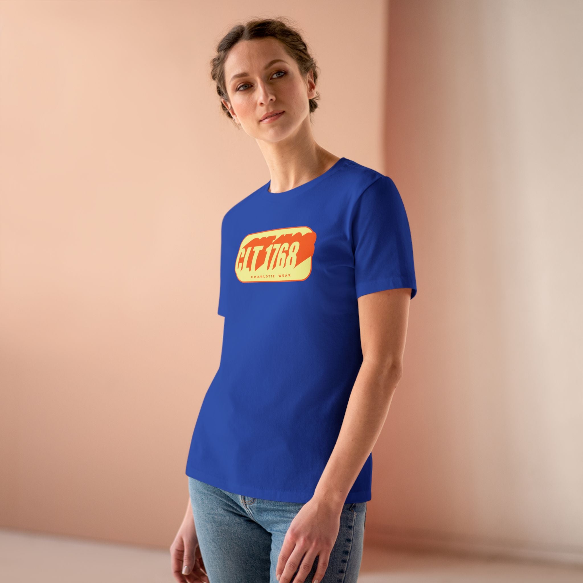 CLT 1768 Queens Crown Women's T-Shirt | Tru Royal