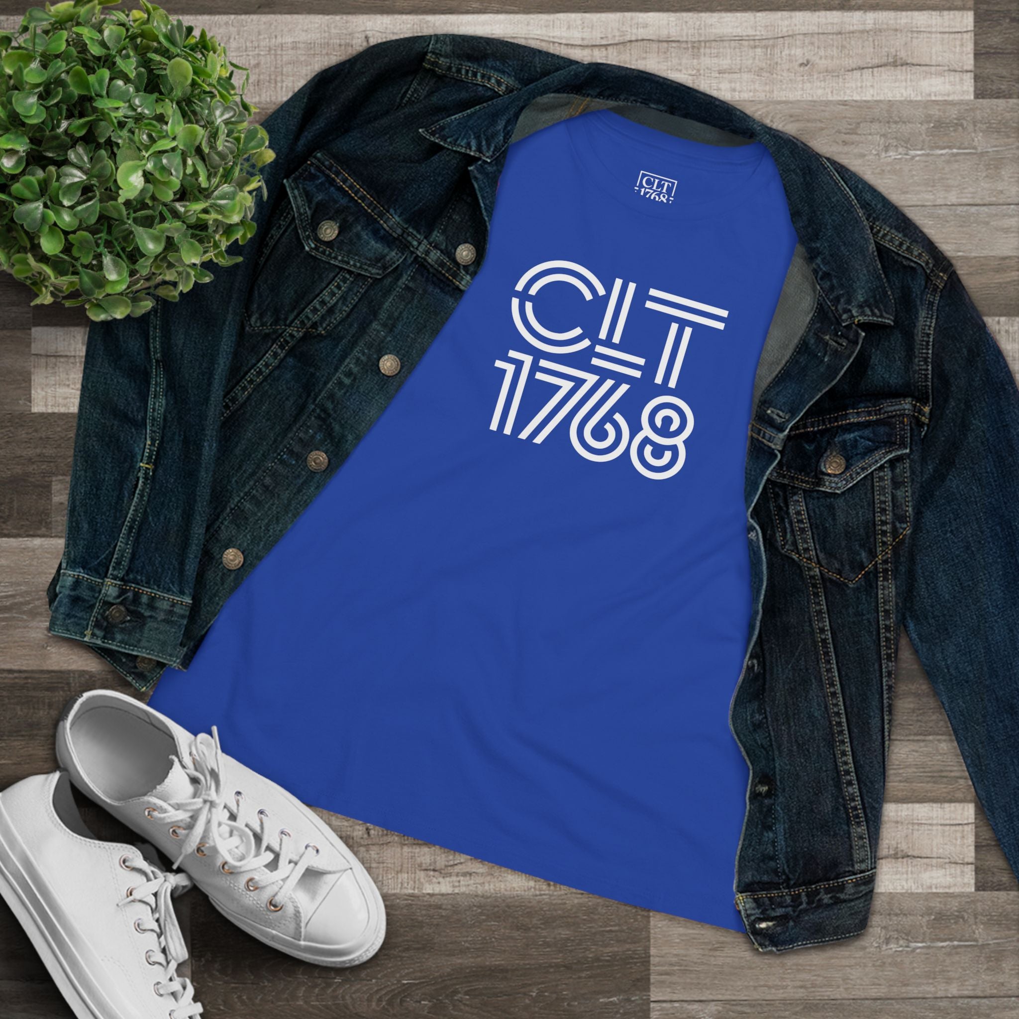 CLT 1768 Triple-Line Women's T-Shirt | Royal