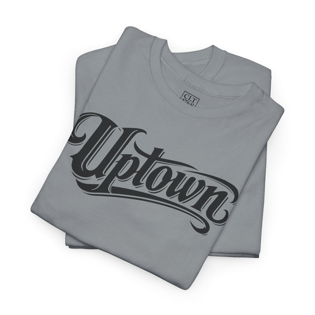 Uptown Script Unisex T-Shirt | Gravel