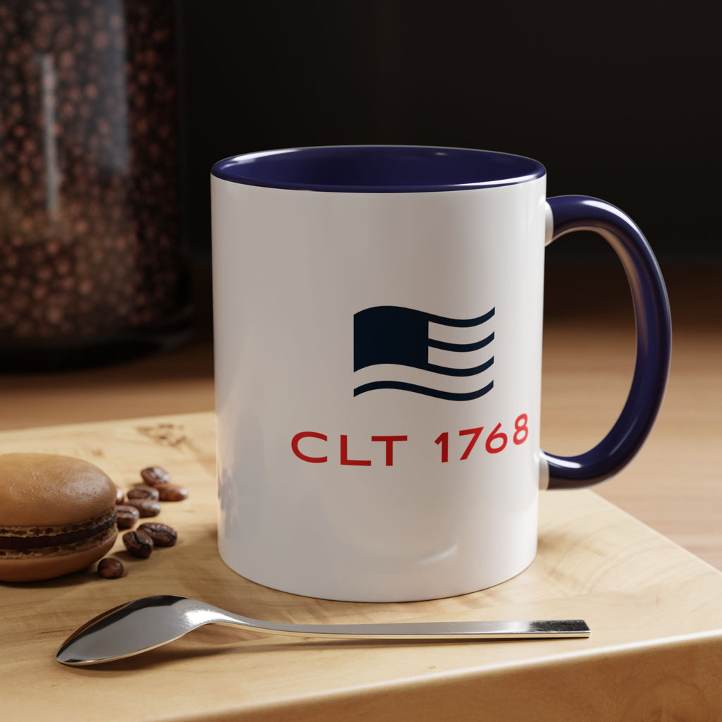 CLT 1768 Patriot Edition Mug | Navy Blue/White