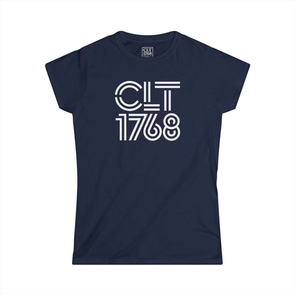 CLT 1768 Triple-Line Women's T-Shirt | Navy