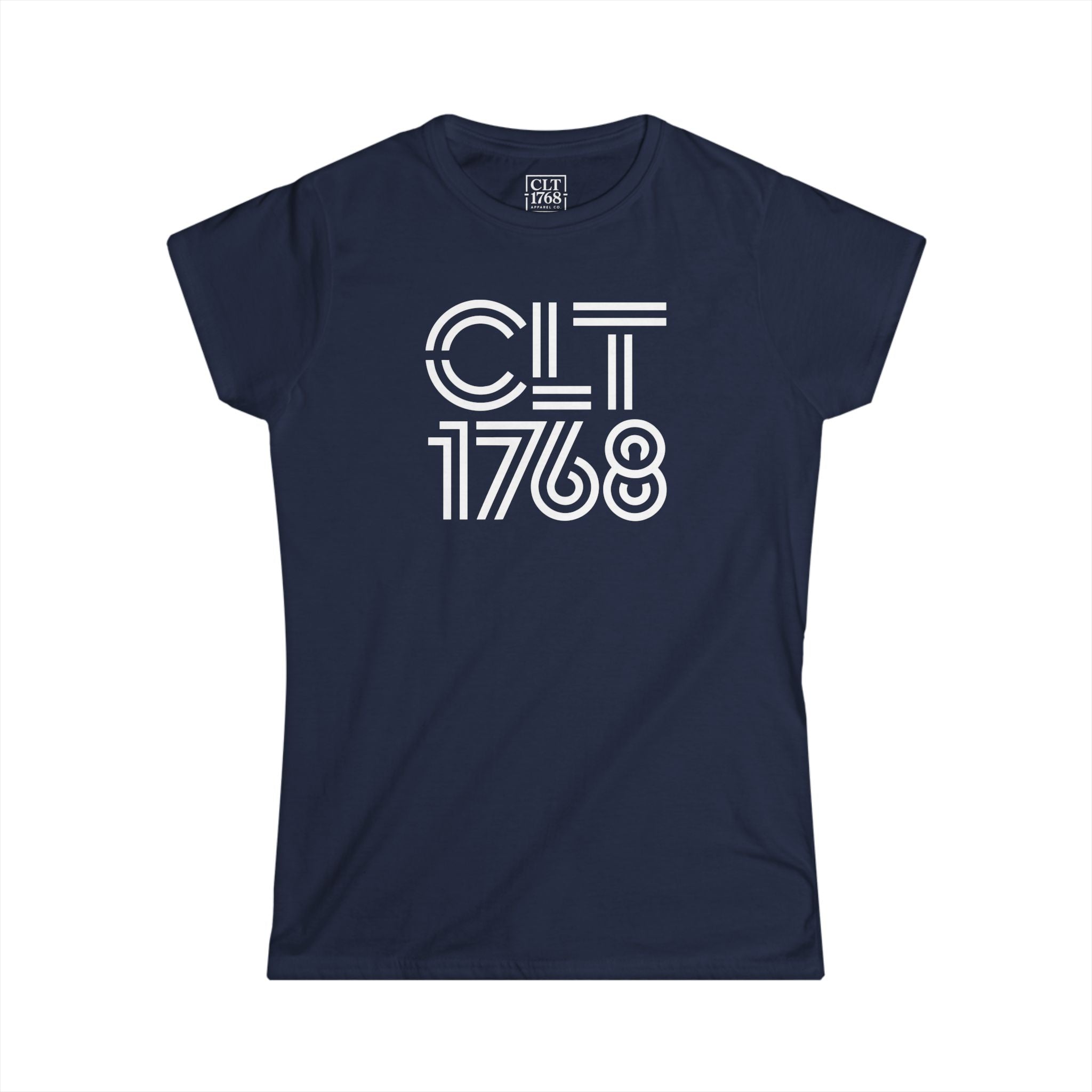 CLT 1768 Triple-Line Women's T-Shirt | Navy