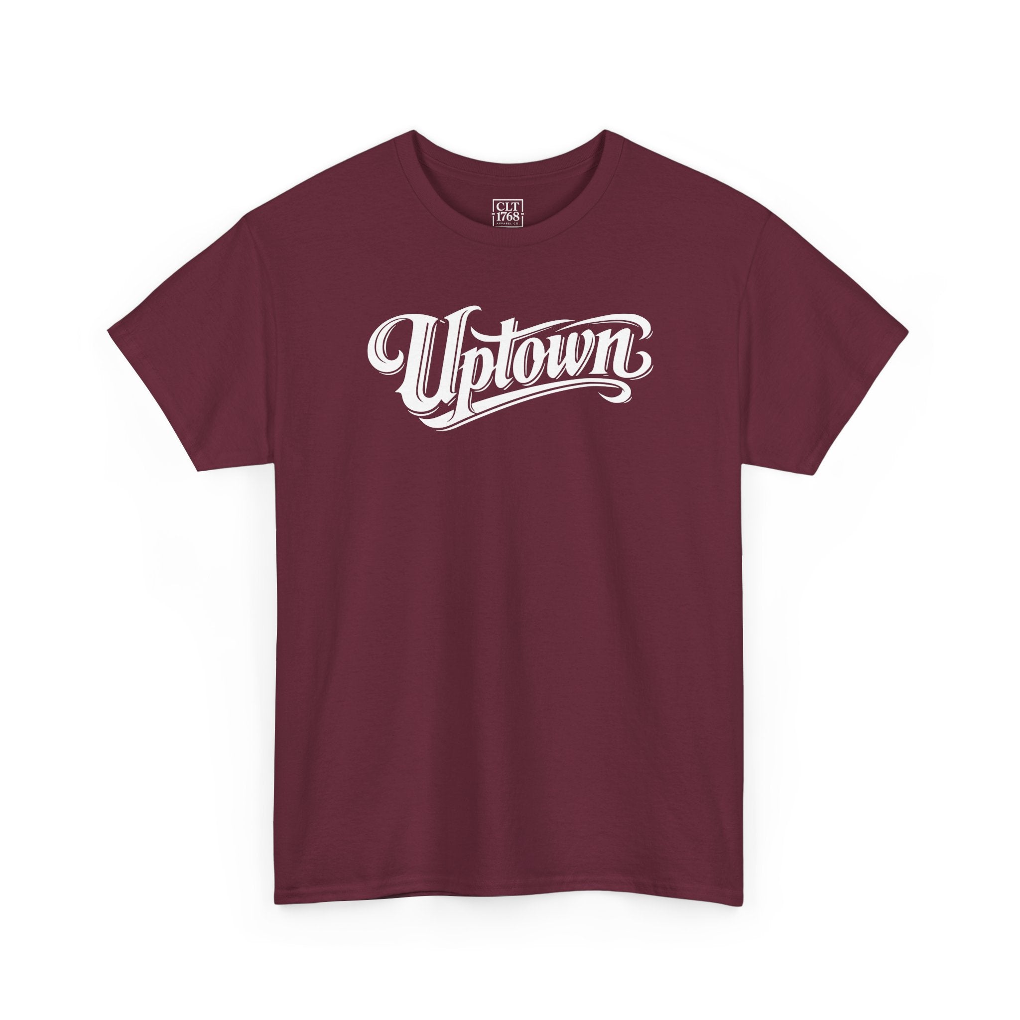 Uptown Script Unisex T-Shirt | Maroon