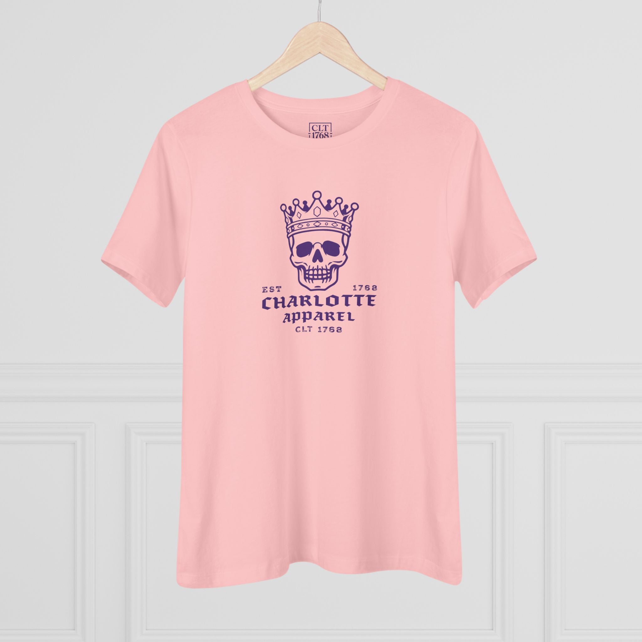 CLT 1768 Queens Crown Women's Tee | Pink