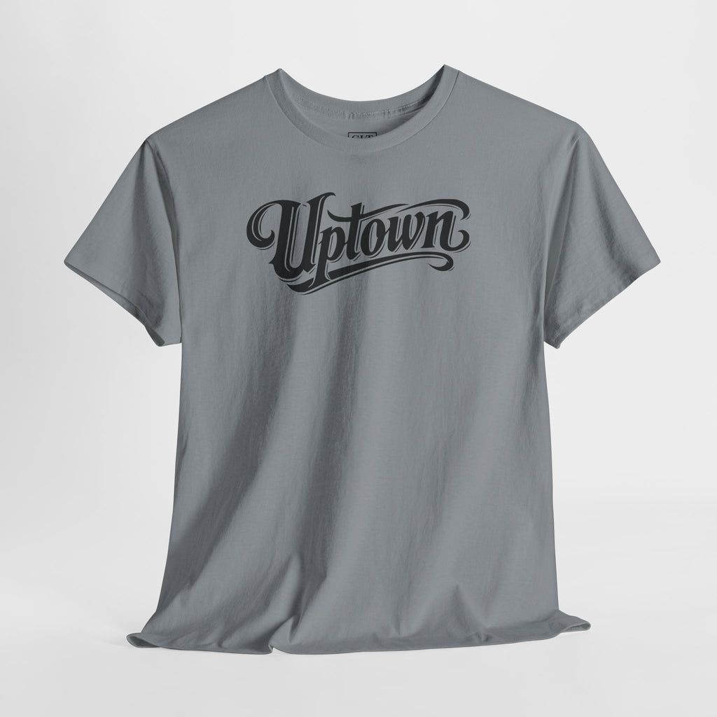 Uptown Script Unisex T-Shirt | Gravel