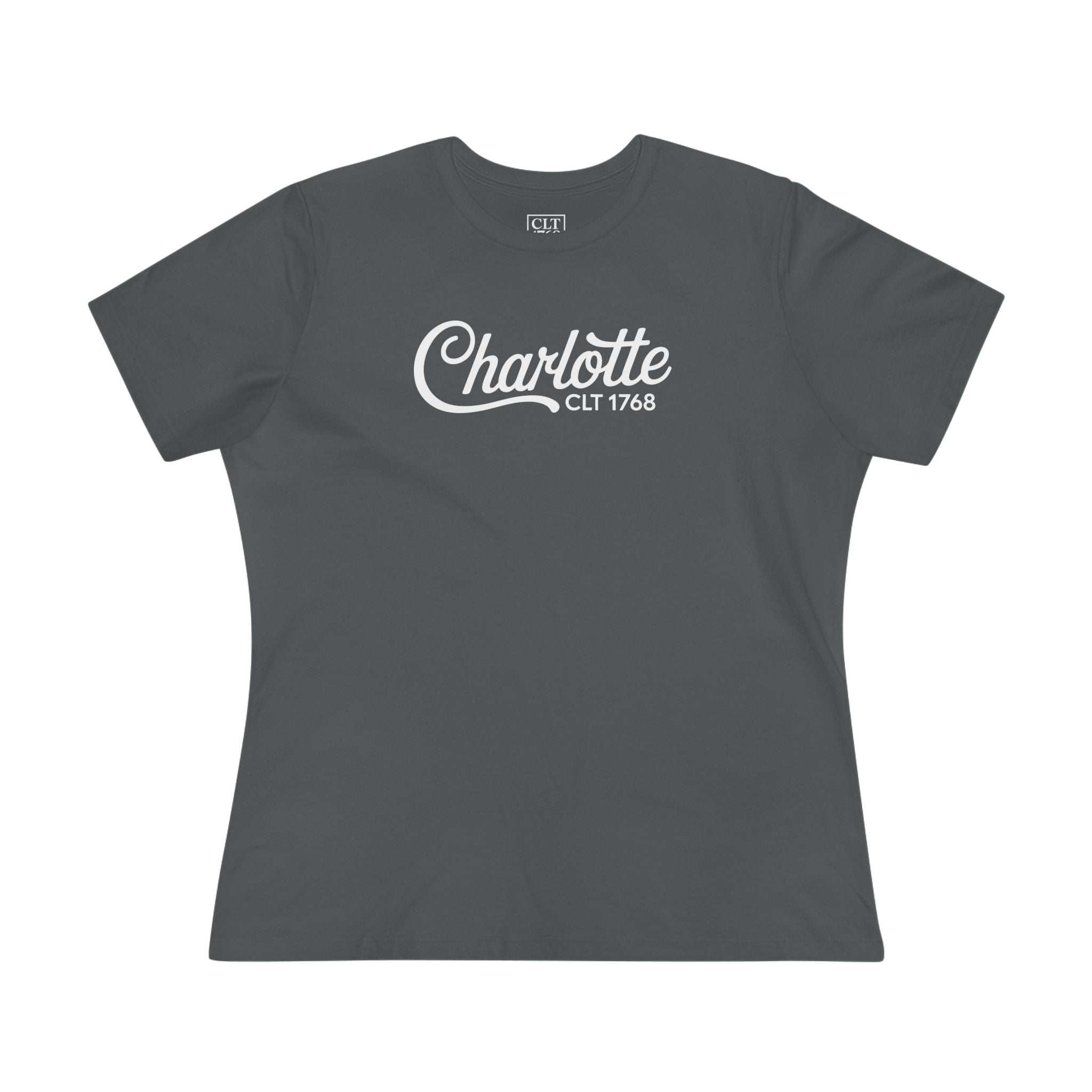 CLT 1768 Queens Crown Womens T-Shirt | Asphalt