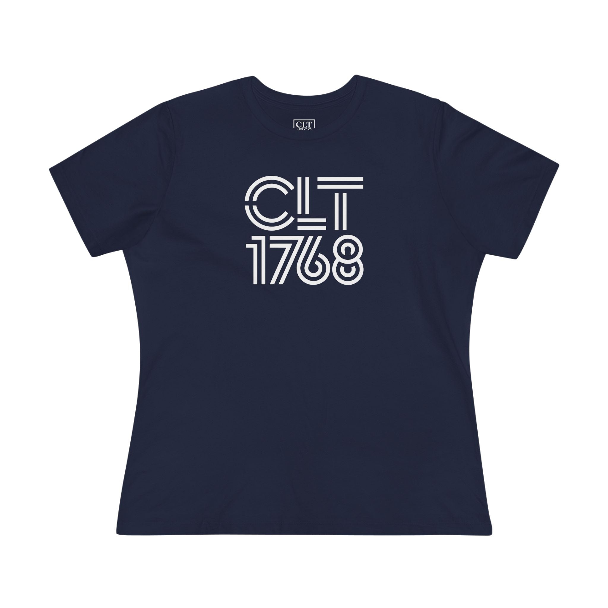 CLT 1768 Triple-Line Women's T-Shirt | Navy
