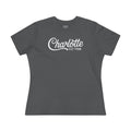Charlotte Script Logo Women's T-Shirt | Asphalt