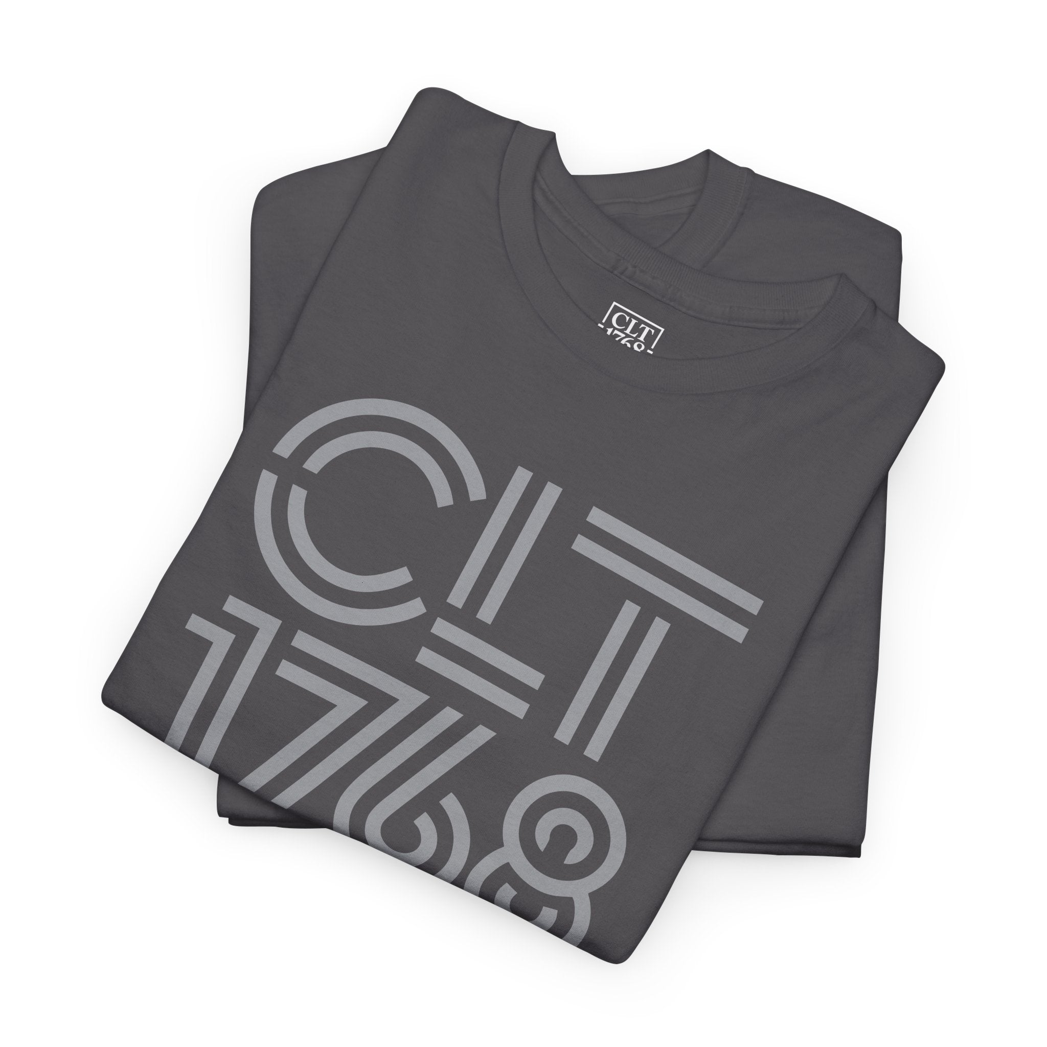 CLT 1768 Triple-Line Unisex T-Shirt | Charcoal